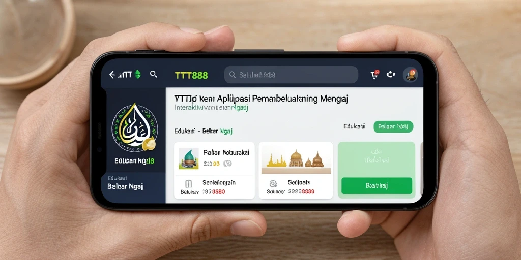 Antarmuka TTT888 yang interaktif dan ramah pengguna.