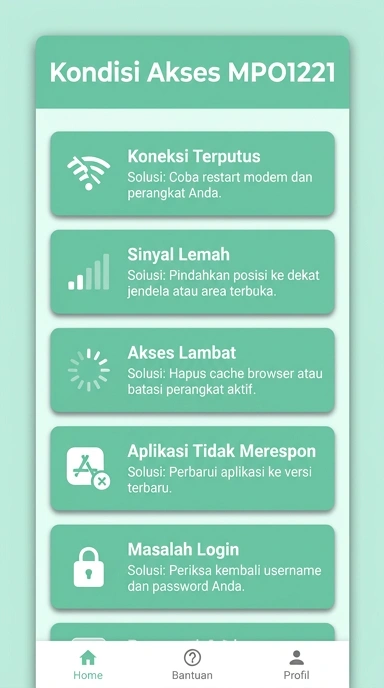 Tampilan link alternatif mpo1221