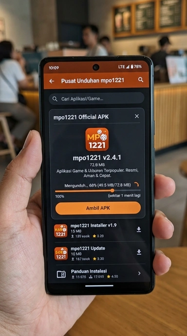 Tampilan halaman APK mpo1221